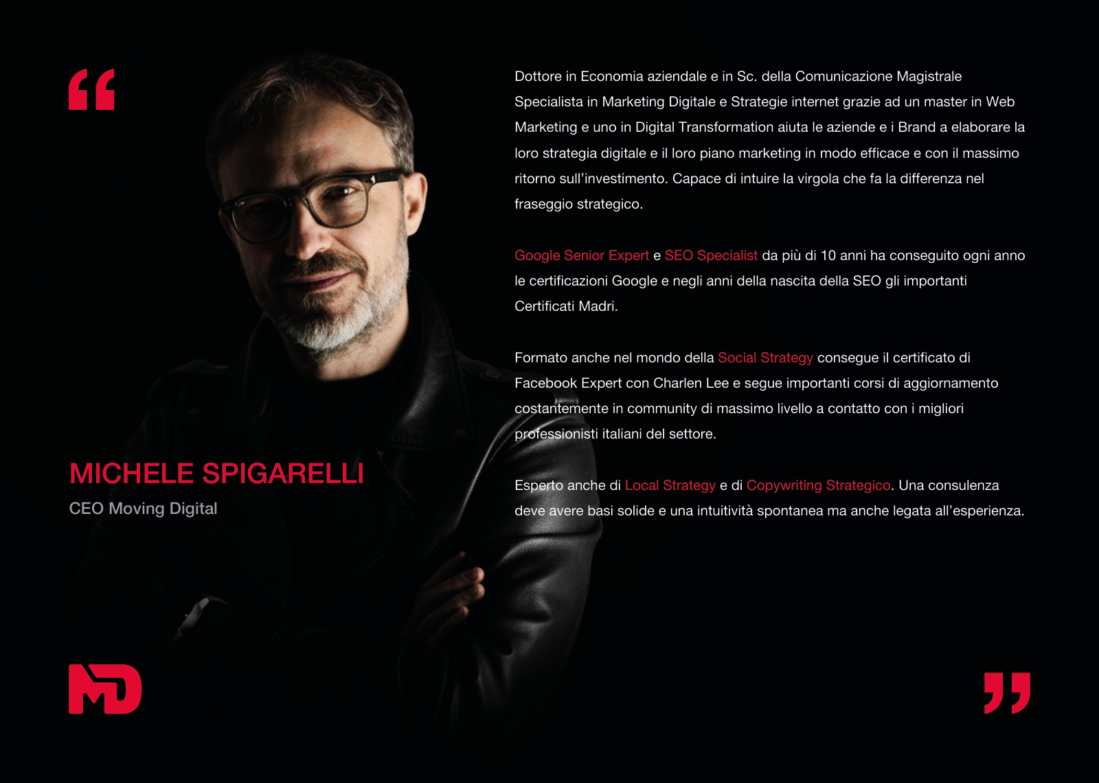 Michele Spigarelli — Moving Digital