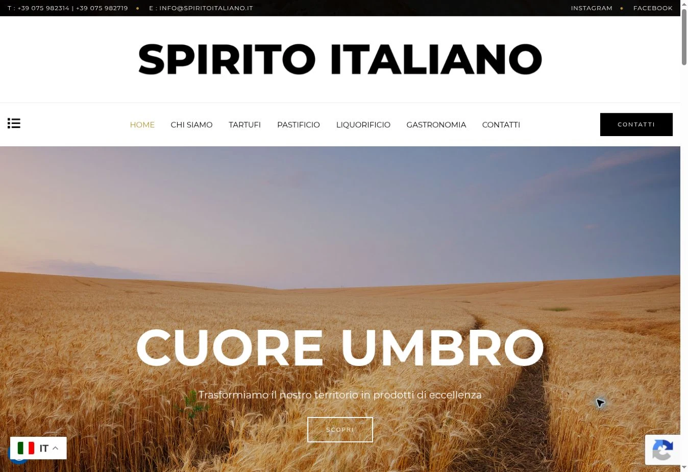 Spirito Italiano — progetto digitale