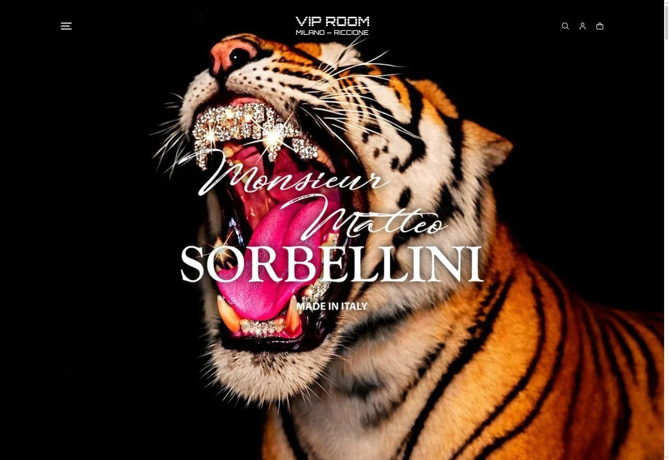 Vip Room Riccione — progetto digitale